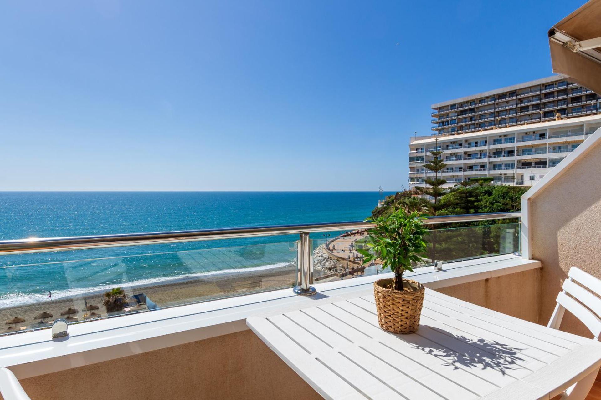 토레몰리노스 Roca Chica - Parking - Frente Playa - Terraza - Wifi - Bajondillo Y Carihuela 아파트 외부 사진